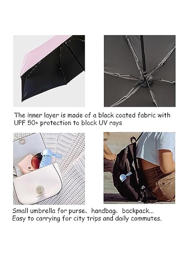 Arabest Compact UV Protection Travel Umbrella for Women and Girls - Lightweight, Portable, Folding Umbrella for Purse, Car, Backpack  - Image 5