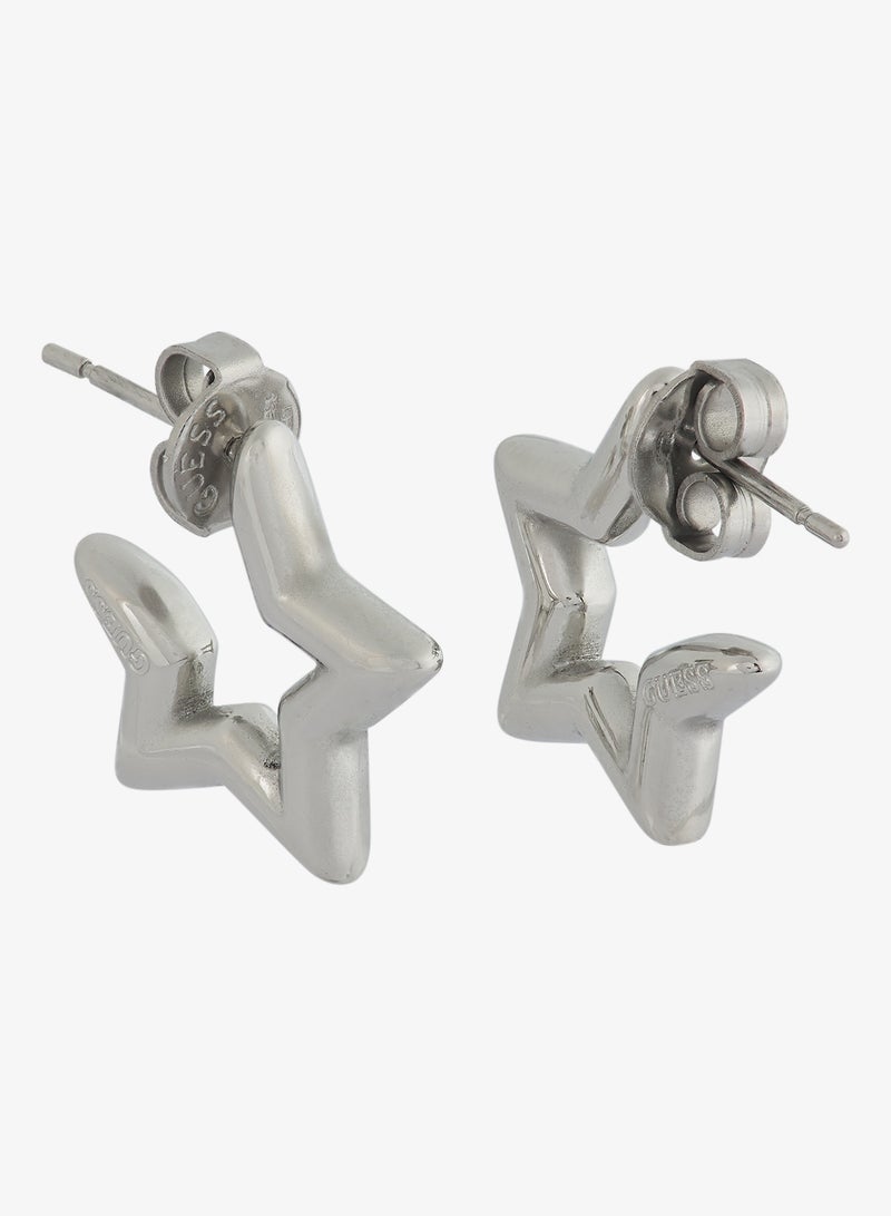 GUESS Iconique Non-Logo Earrings - Image 2