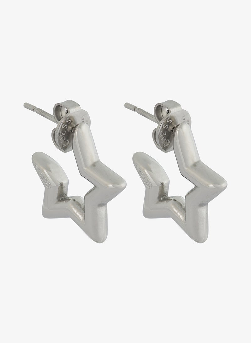 GUESS Iconique Non-Logo Earrings - Image 1