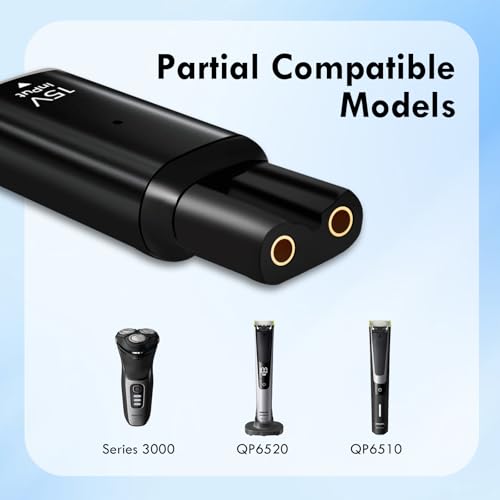 Tobfit شاحن بديل 15V لـ HQ8505 ماكينة حلاقة فيليبس شاحن متوافق لسلسلة Philips HQ6070 HQ6071 HQ6073، S5070 PT720 AT750 HQ9070 HQ8140 HQ7120 - Image 5