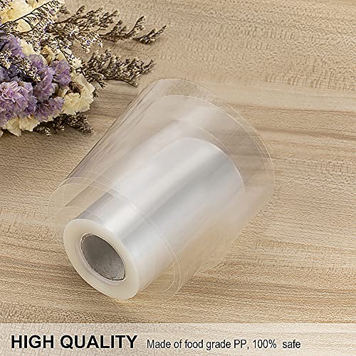 YQL Cake Collar 2.4 Inch, Acetate Cake Collar Roll DIY Acetate Sheet Baking Transparent Mousse Cake Sheets Surrounding Edge Clear Cake Strips for Baking Decorate, Chocolate Mousse Cake(2.4x394 Inch) - Image 5