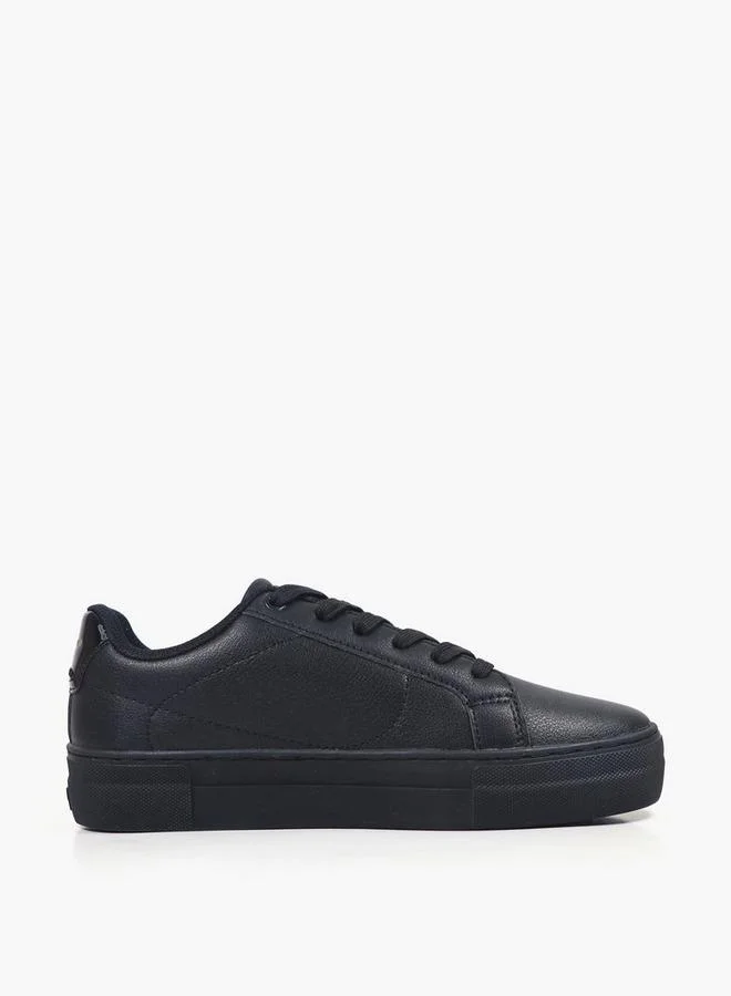 Gap BLACK Women Portland Lace-Up Ankle Sneakers for Women | Best Price UAE