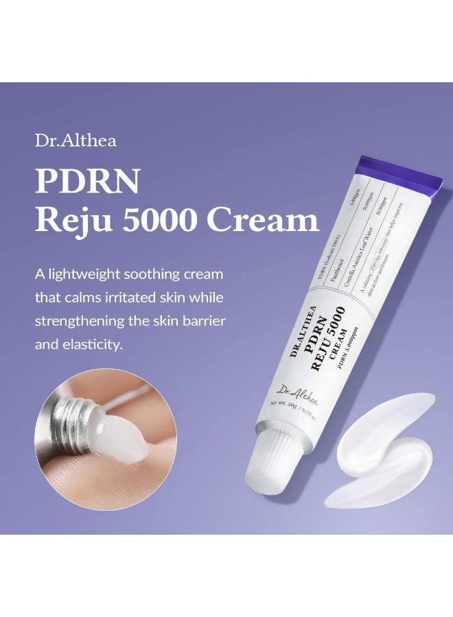 Dr.althea كريم د. ألثيا PDRN ريجو 5000 | كريم بيو م PDRN للبشرة المتهيجة والحساسة | مرطب وجه مهدئ مع بانثينول وسنتيلا | العناية بالبشرة الكورية النباتية لجميع أنواع البشرة، 0.7 أونصة سائلة - Image 2