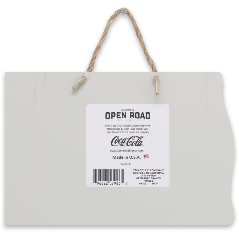 Open Road Brands Coca-Cola Measurements Hanging Metal Sign - Fun Coca-Cola Cooking Conversion Chart for Kitchen - Great Gift Idea - Image 3