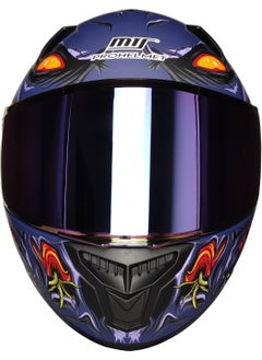 MTS -801 Snake Closed Helmet (Zombies Orange)  - Image 2