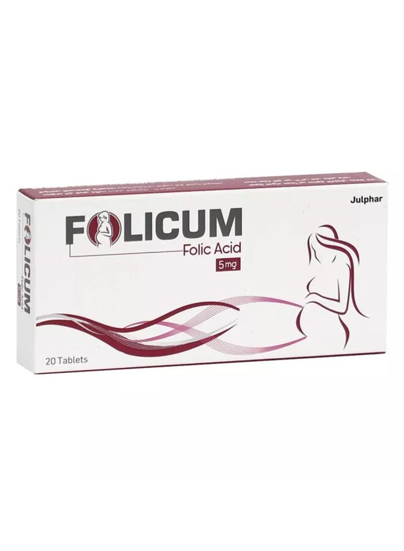 Folicum 5Mg Tab 20S