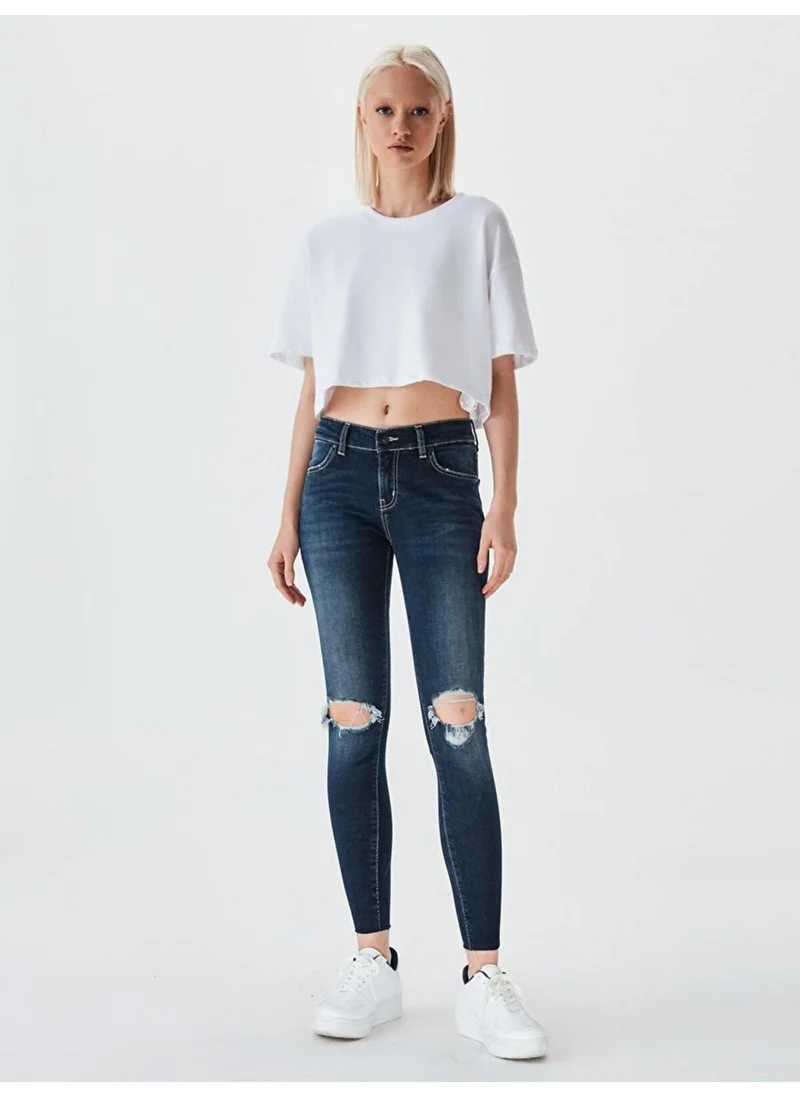 LTB Lonia Fringe Clary Low Waist Skinny Wash Women's Jeans