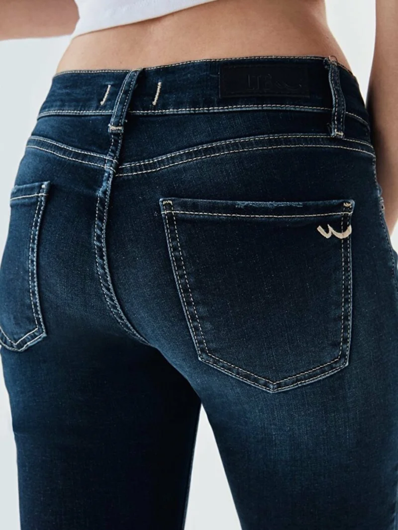 LTB Lonia Fringe Clary Low Waist Skinny Wash Women's Jeans