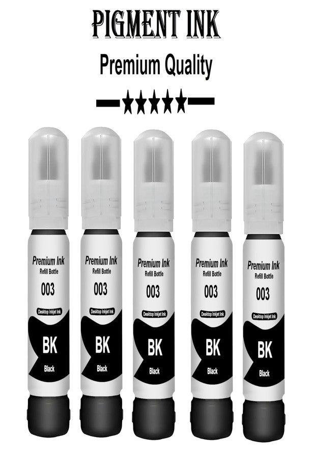CANOFF 003 Ink for Epson L3110, L3150, L3250, L3252 L3115, L3116, L3101, L3210, L3215, L3216, L3151, L3152, L3156, L5190 Printer - Compatible Ink Bottle for Epson 003 (Black 5) - Image 4