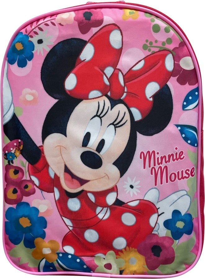 Ruz Minnie Mouse Toddler Girl 12 Inch Mini Backpack (Red-Pink) - Image 1