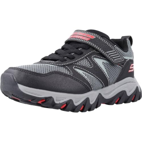 Skechers Kids Boys Rugged Ranger Sneaker, Black/Charcoal, 2.5, Little Kid - Image 1