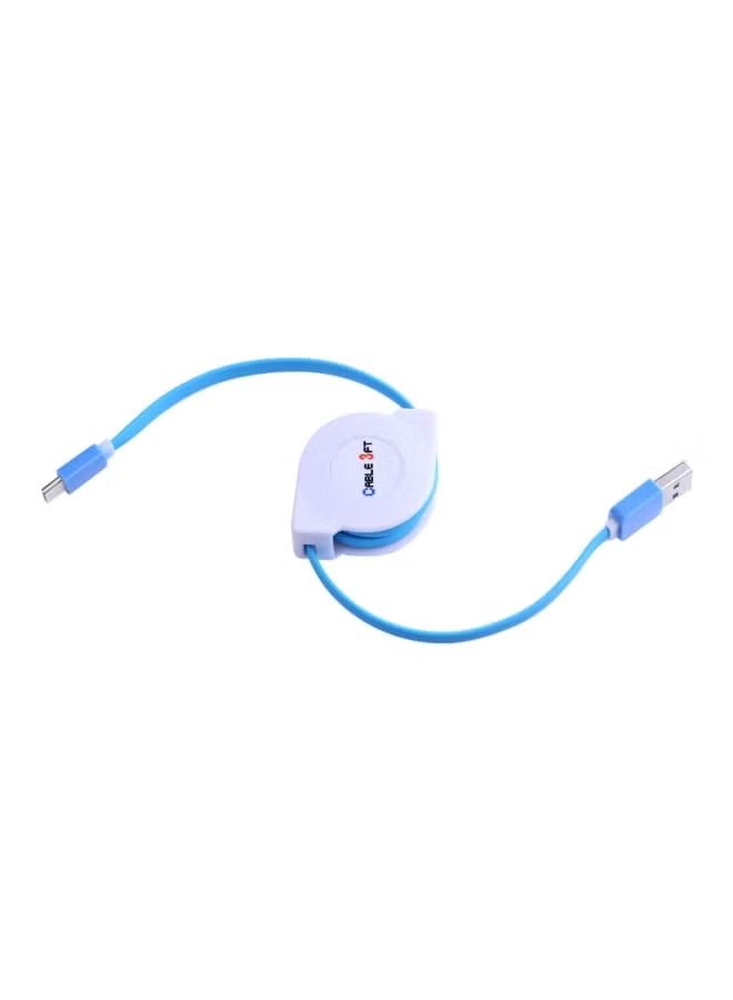 IAF Type-C Retractable Data Sync Charging Cable - Image 2