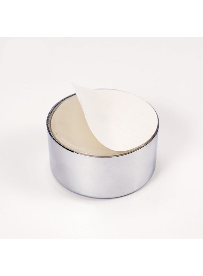 HOMESTAR 3 PCS Innovative Adhesive Towel Hooks, No Drill Wall Mount Strong Stick-on Hooks for Kitchen Bathroom Dorm Room Organization, ABS Material Silver 42 mm*22 mm - Image 5