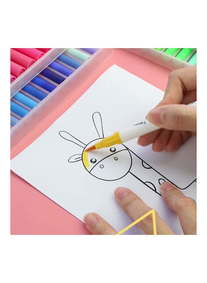 NIBEMINENT 12-Piece Watercolour Fine Liner Dual Tip Brush Pen Set Multicolour - Image 2