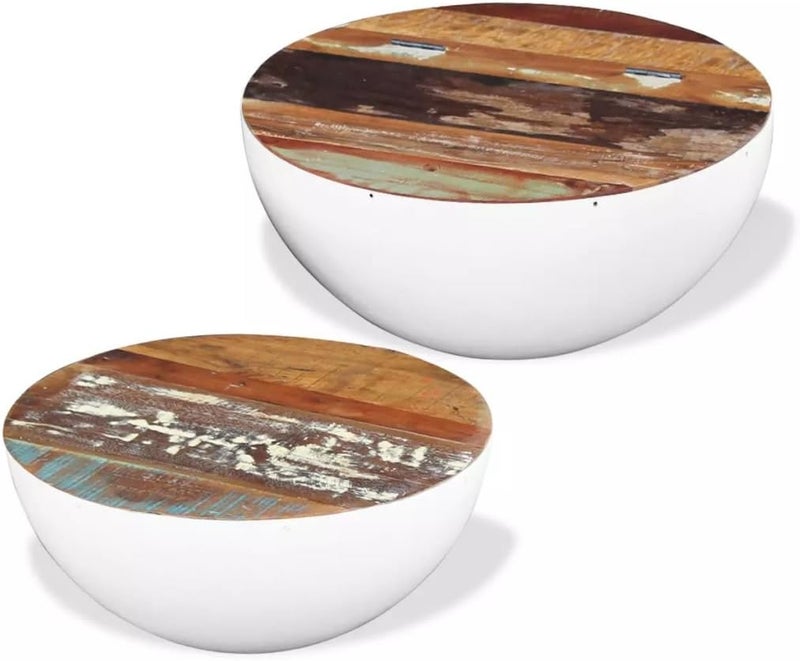luckyfours Center Table, Bowl Shape Home Tables for Sitting Room - Image 1