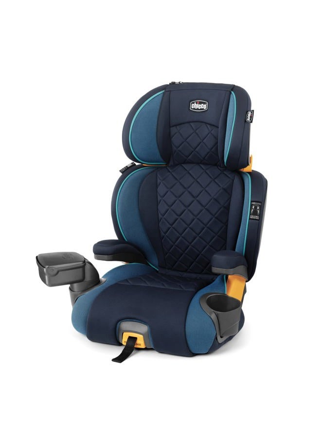 Chicco KidFit Zip Plus 2-in-1 Belt-Positioning Booster Car Seat, Seascape - Image 1