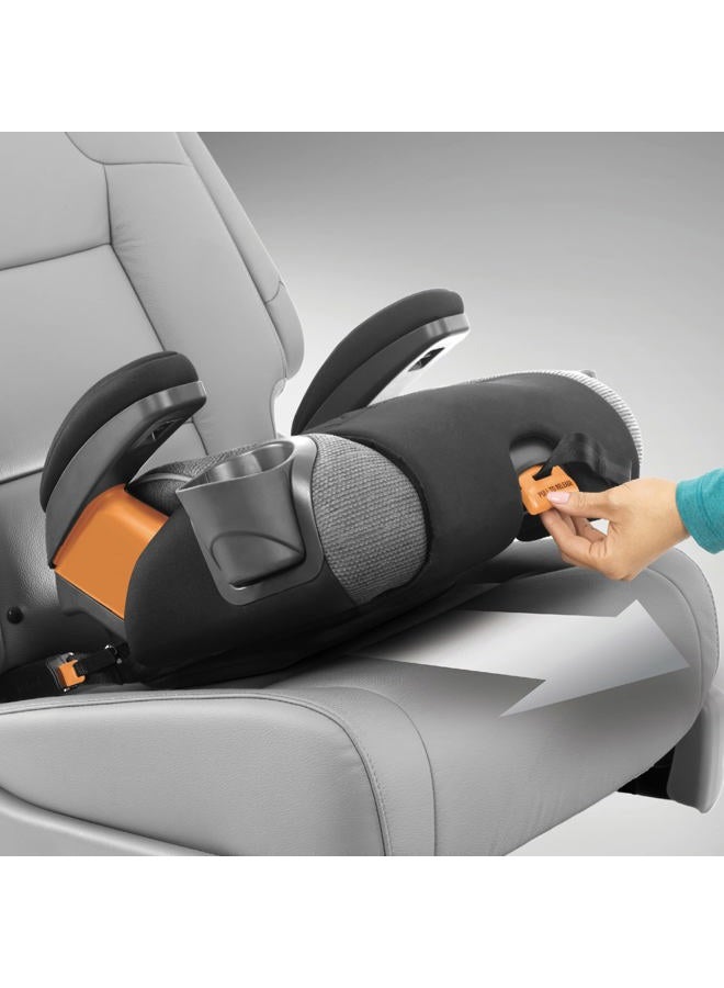 Chicco KidFit Zip Plus 2-in-1 Belt-Positioning Booster Car Seat, Seascape - Image 3