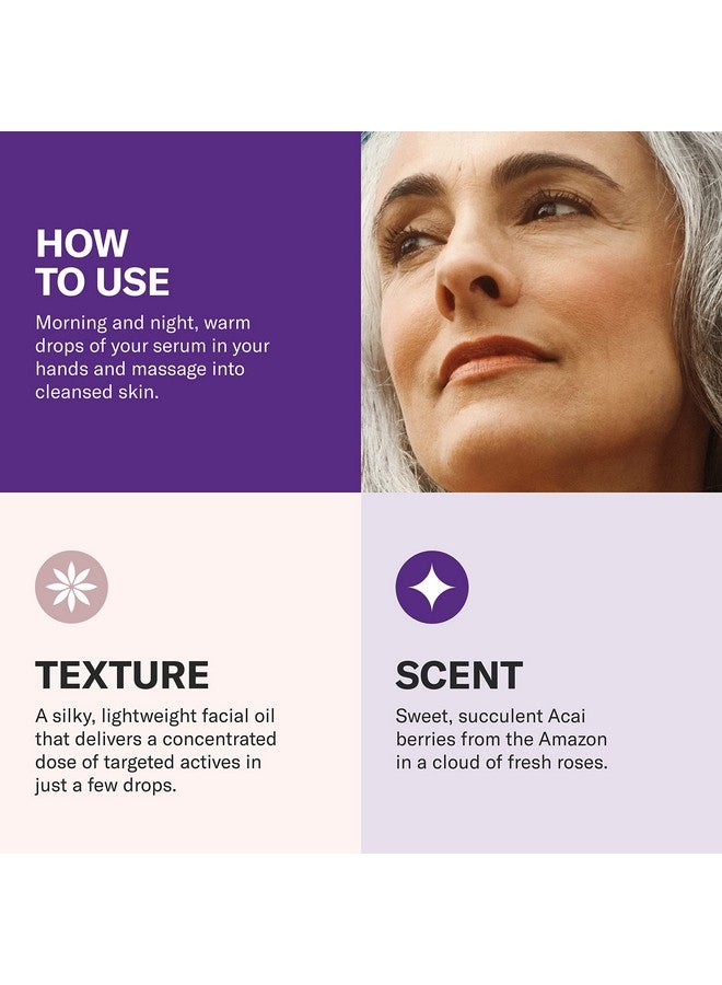 أوداسايت مصل Odacité المضاد للشيخوخة مع الأكاي + زيت الورد المنشط للوجه، توهج شبابي يحسن لون البشرة والتجاعيد وشدها، زيت الورد الذي يتحدى علامات التقدم في السن، 0.17 أونصة سائلة. أوز. - Image 5