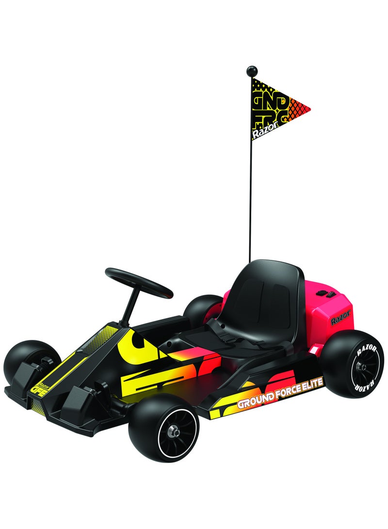 Razor Ground Force Elite Black/Red 22.5km/h | Electric Go-Karts | Kids Ages 13 Years+ | With up to 40 minutes of Continuous Use Multicolour - Image 1