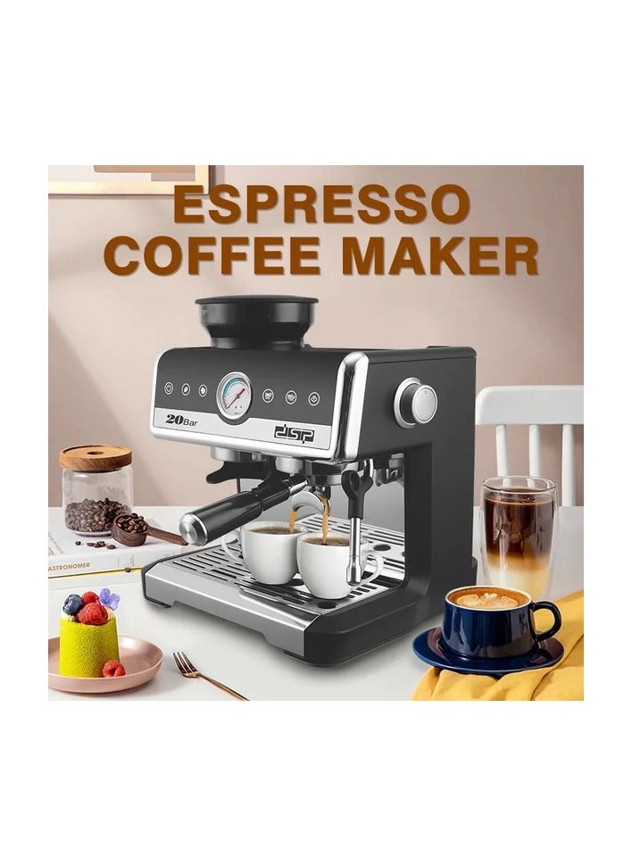 DSP KA3107 Espresso Coffee Maker 2.6L Water Tank