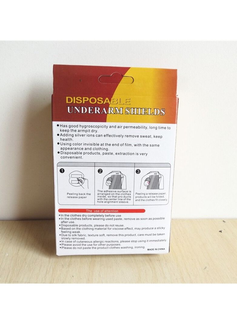 24 قطعة / 12 زوج وسادات عرق غير محددة للجنس صيفية مزيلة للرائحة وسادات تحت الإبط مضادة للعرق وسادات واقية من العرق القابلة للتخلص منها - Image 5