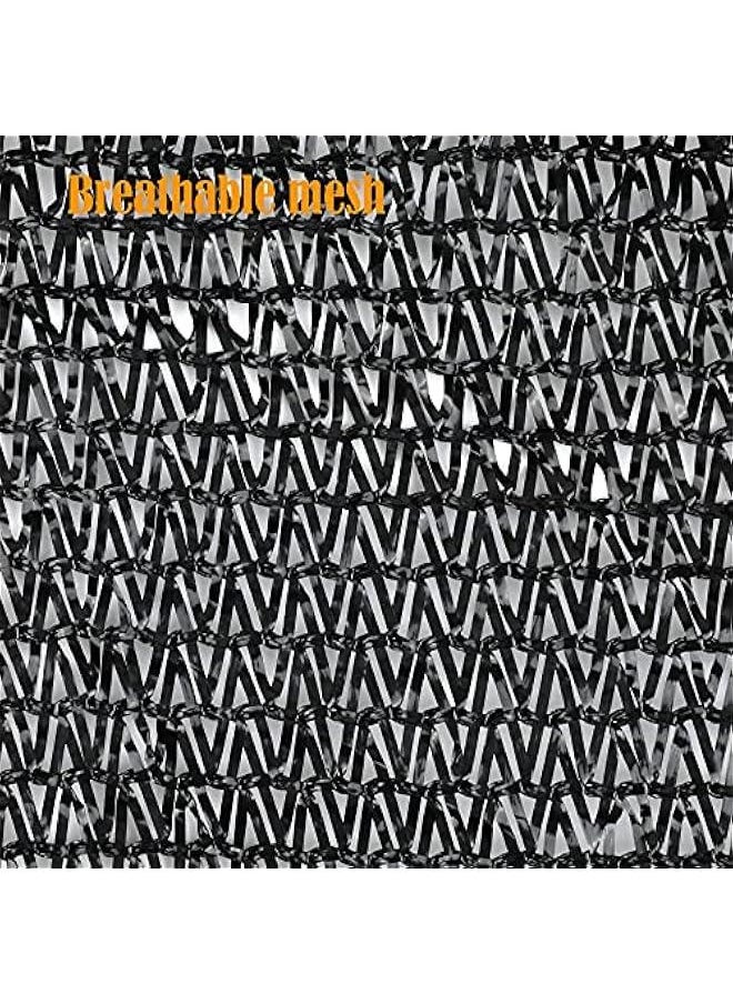Generic - 7x23ft Sun Shade Cloth, Sunblock Black Greenhouse Shade Net, Sunblock Shade with Grommets, Sun Netting for Patio, Outdoor Shading Net, Heavy Duty Mesh Shade Net, for Garden Plants - Image 1
