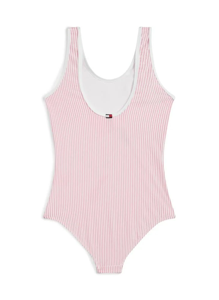 TOMMY HILFIGER Kids Stripe One-Piece Swimsuit