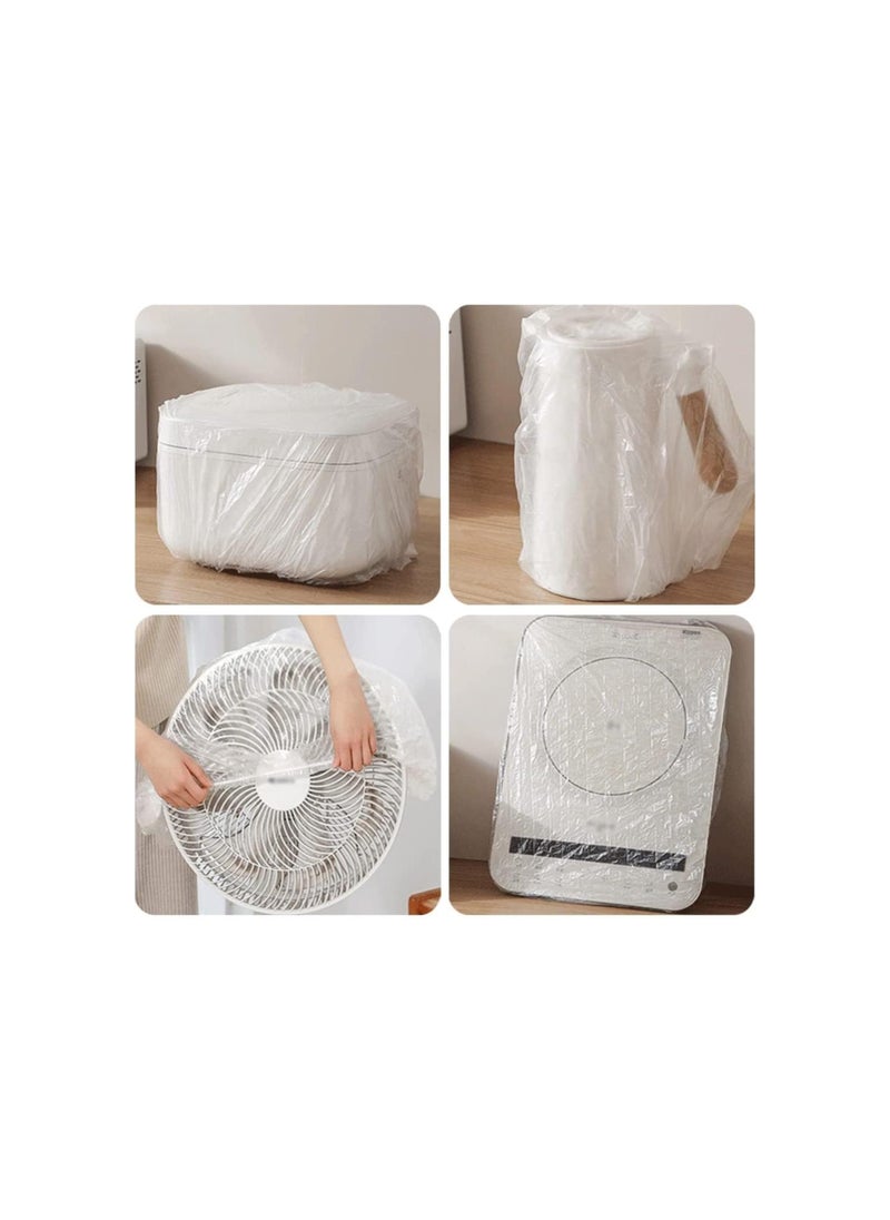 Generic - Thickened Disposable Dust Cover, Clear Kitchen Appliance Covers, Clear Plastic Kitchen Appliance Covers, Universal Elastic Small Appliance Covers for Toaster Oven Blender Instant Pot (M, 10PC) - Image 1