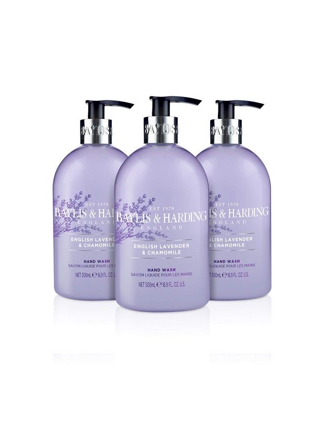 Baylis & Harding English Lavender & Chamomile Luxury Hand Wash With Added Moisturizers 500 Ml ; Paraben Free Handwash ; Pack Of 1 - Image 1