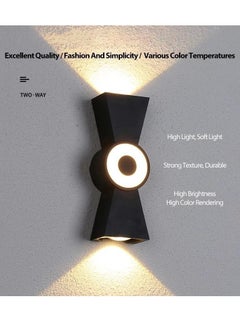 Next Life Modern Up and Down LED Wall Lamp 3000K Indoor Outdoor Wall Light Waterproof Wall Sconce for Garden Lawn and Porch  - Image 3