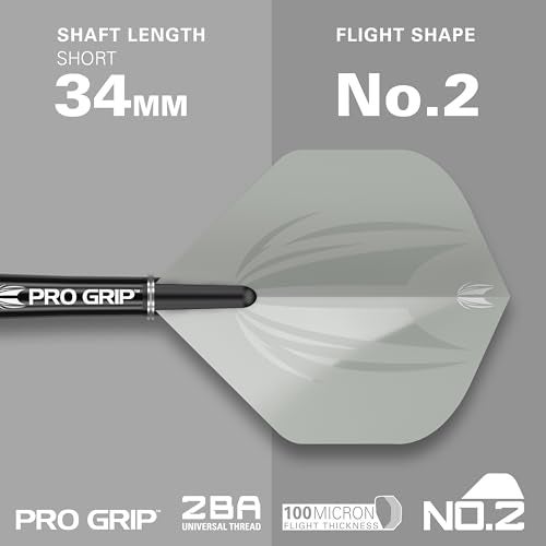 Target Darts طقم سهام دارتس من تارجت أريس 23 جرام من التنجستن مع رؤوس فولاذية - 6 أعمدة برو جريب - 9 طائرات برو ألترا - محفظة دارت - حزمة قسيمة تطبيق عداد الدارتس - Image 4