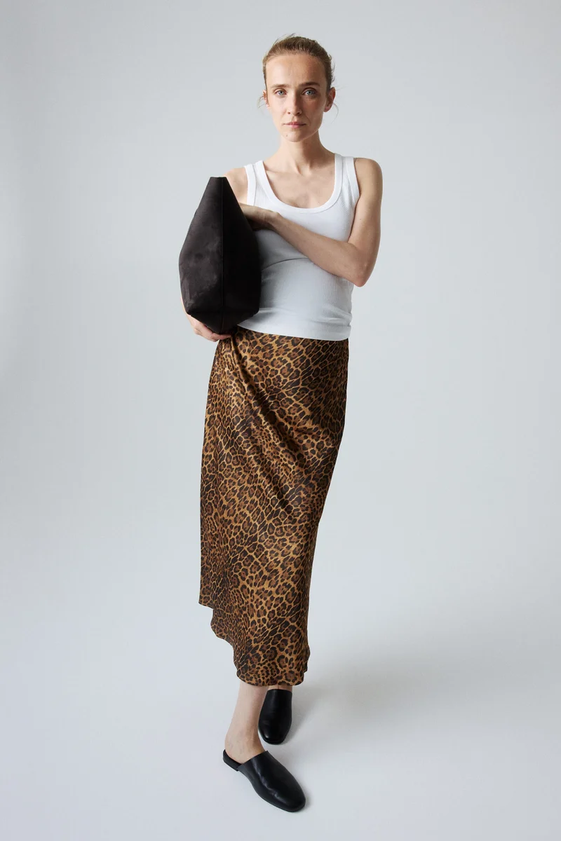 MAMA Satin slip skirt