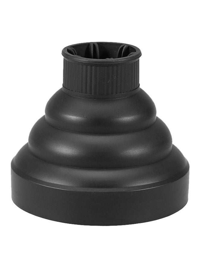 NIBEMINENT Folding Silicone Hair Dryer Black 0.15kg