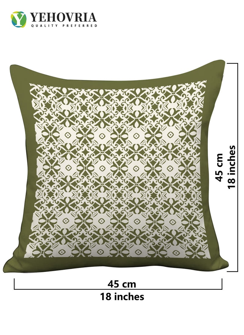 YEHOVRIA Pillow Covers Set of 4, Throw Pillow Cover, Decorative Nature Plant Cushion Covers 45cm x 45cm,For Living Room Sofa Couch Bed Pillowcases 18x18 inches（Double sided pattern）  - Image 4
