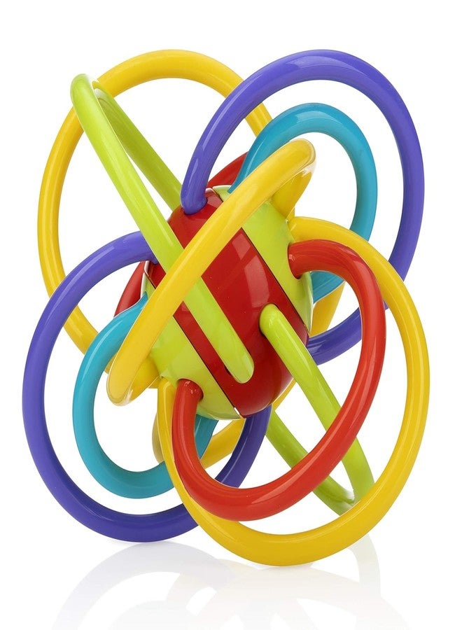 Homava Lots A Loops Sensory Multicolor Teether and Baby Rattle Toy - 3+ Months - Baby Teething Toy | Pack 1 - Image 1