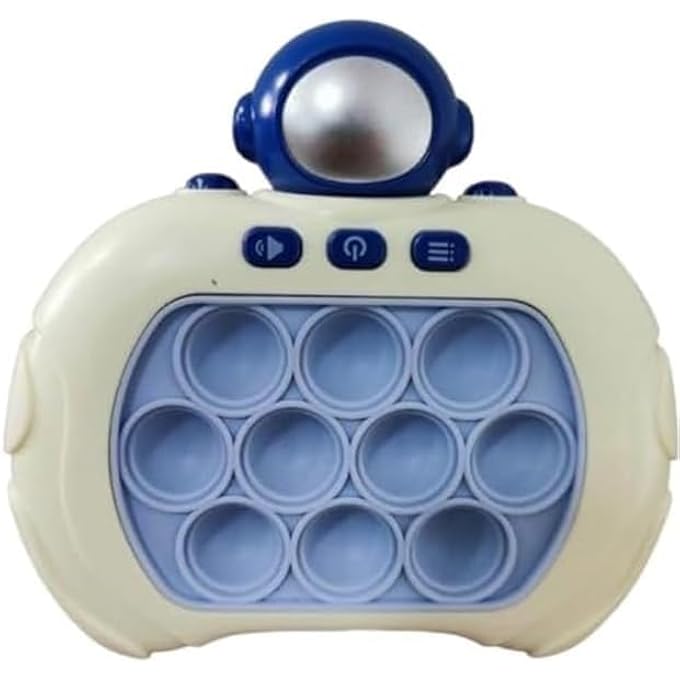 Ghazal Electronic Pop It Astronaut Or Bear Memory Exercise Puzzle Game Anti Stress Fidget Toy (Astronaut Blue) - Image 1