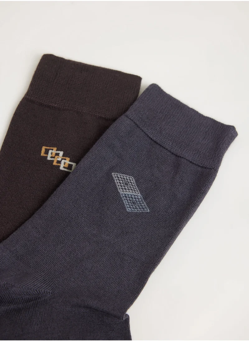 ديفاكتو Seamless 2-Pack Bamboo Long Socks