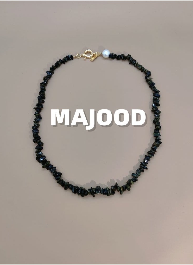 موجود قلادة العقيق الطبيعي  - Image 1