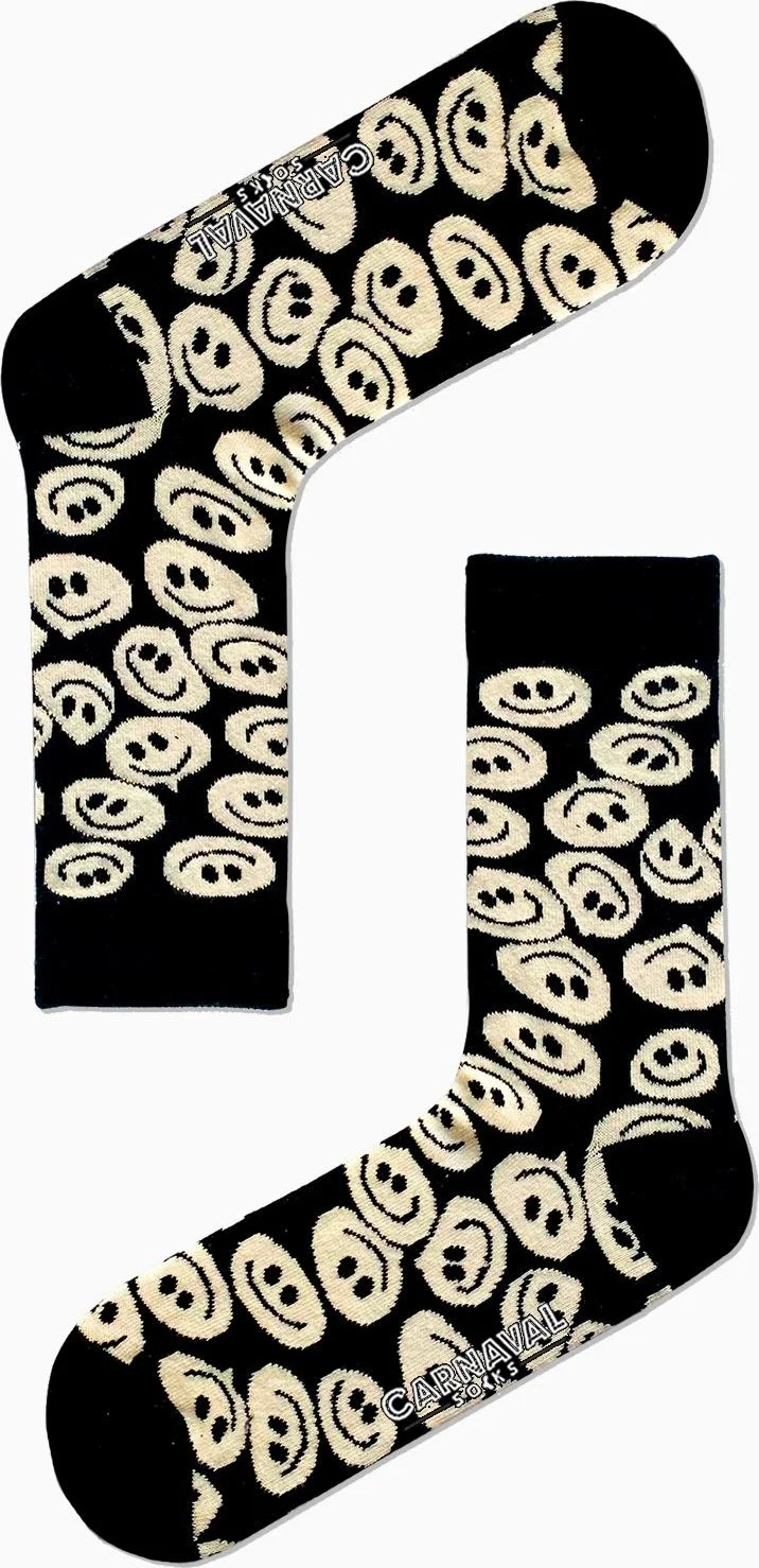 Carnaval Socks Smile Patterned Colorful Socks