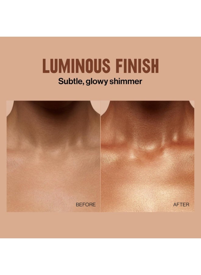 Revlon ColorStay Face & Body Glow Lotion, Hydrating Moisturizer, 24HR Hydration, Illuminating Luminizing Shimmer, 110 Glow Through It - Image 2