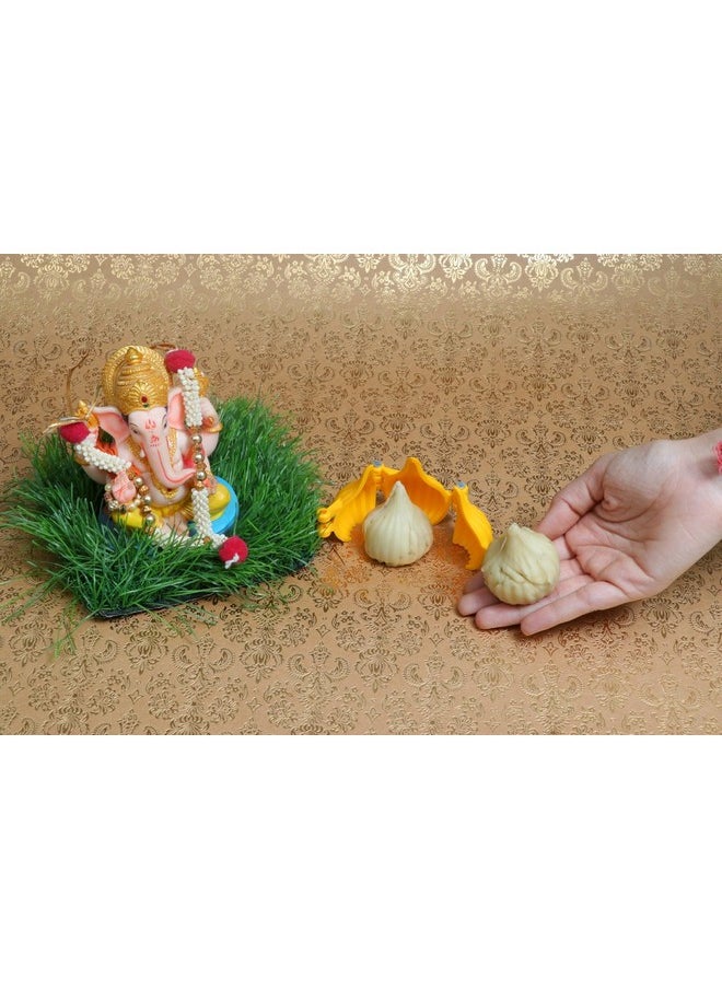 Garden Of Arts Plastic 2 Pieces Small And Medium 3 Fold Modak Maker Mould For Ganpati, Diwali, Dussehra, And Other Festival, Orange - pzsku/ZF8F18F42A30BF01DFA7CZ/45/_/1740119031/c473af74-2cef-454f-af4a-ac8b91a506c7