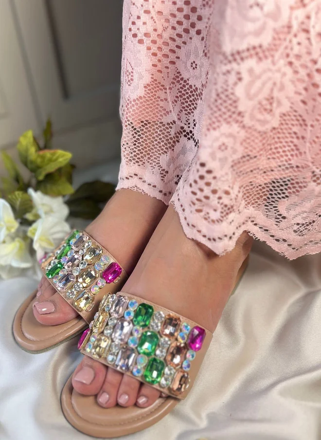 Sandal Stories SANDAL STORIES Women Embellished Open Toe Flats