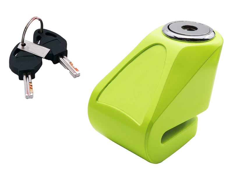 Auto Hub Stainless Steel Anti Theft Wheel Lock, Heavy Duty Disc Brake Lock for Bikes(Mix Color) Assorted - Image 1