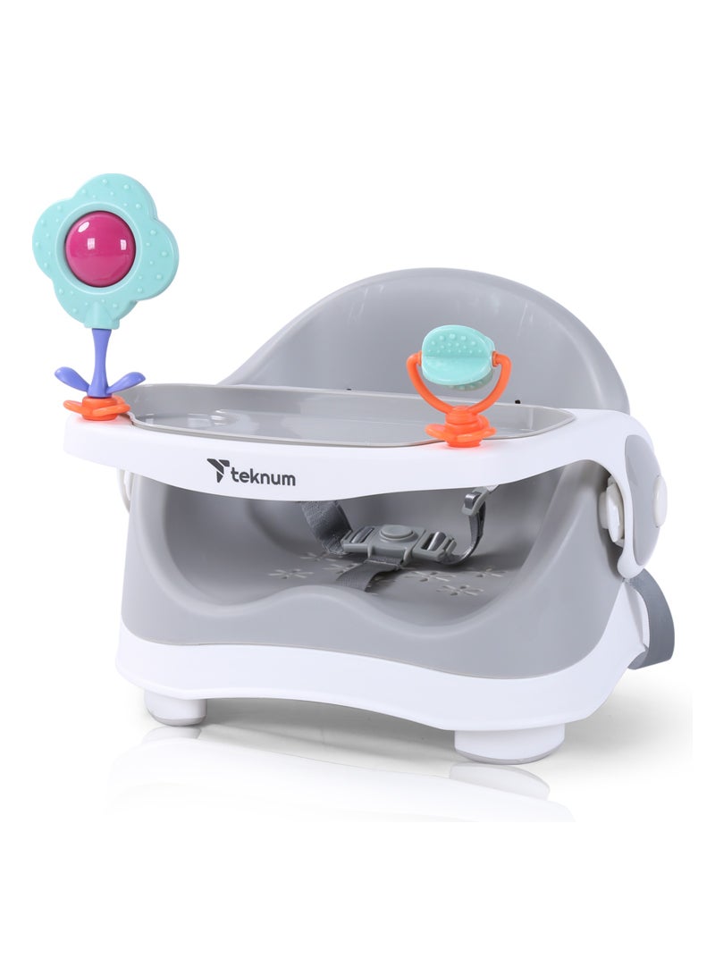 TEKNUM كرسي معزز محمول - رمادي - Image 1