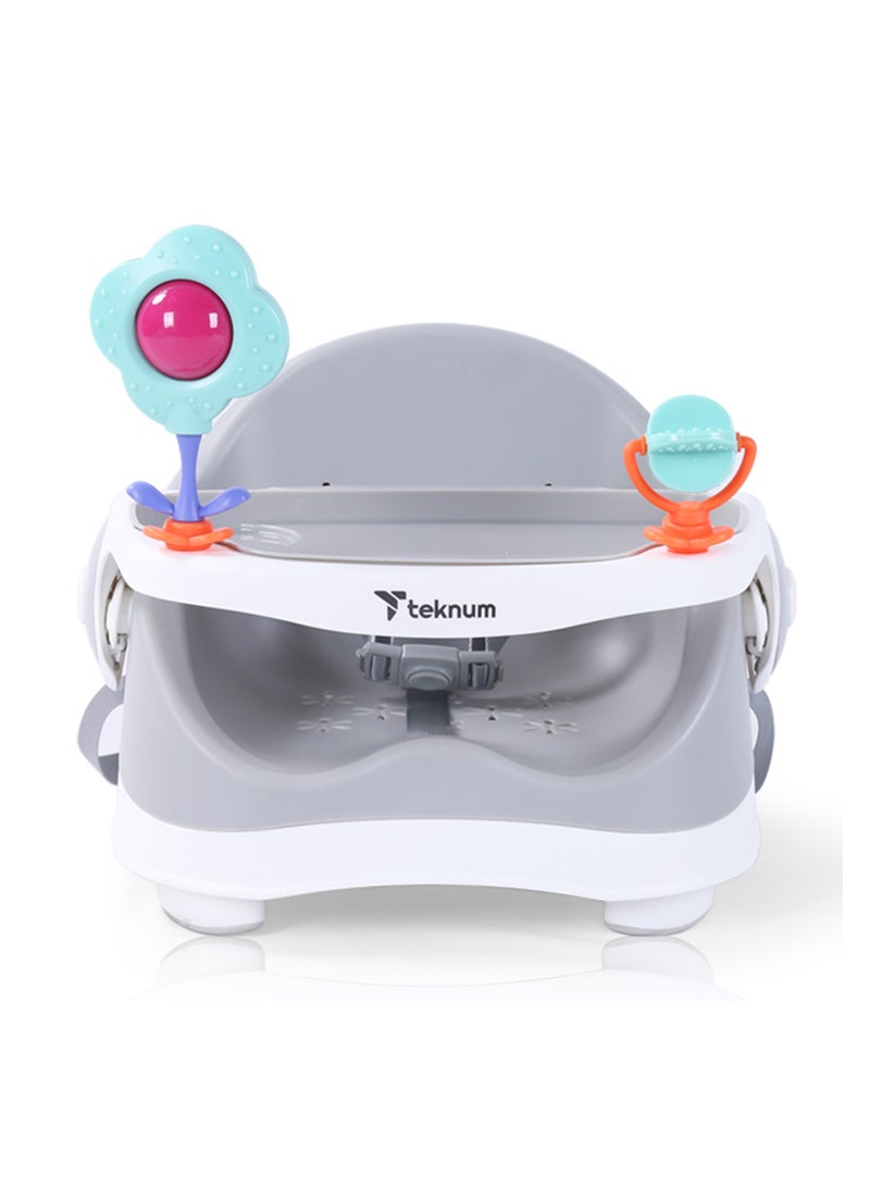 TEKNUM كرسي معزز محمول - رمادي - Image 2