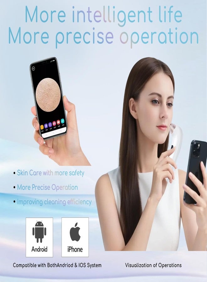 KmaxShip Blackhead Remover Vacuum Heat Visible, Pore Vacuum with Heating & HD Camera, Black Head Extractions Tool for Men and Women Pore Cleaner Facial Skincare Kits Set - Image 3