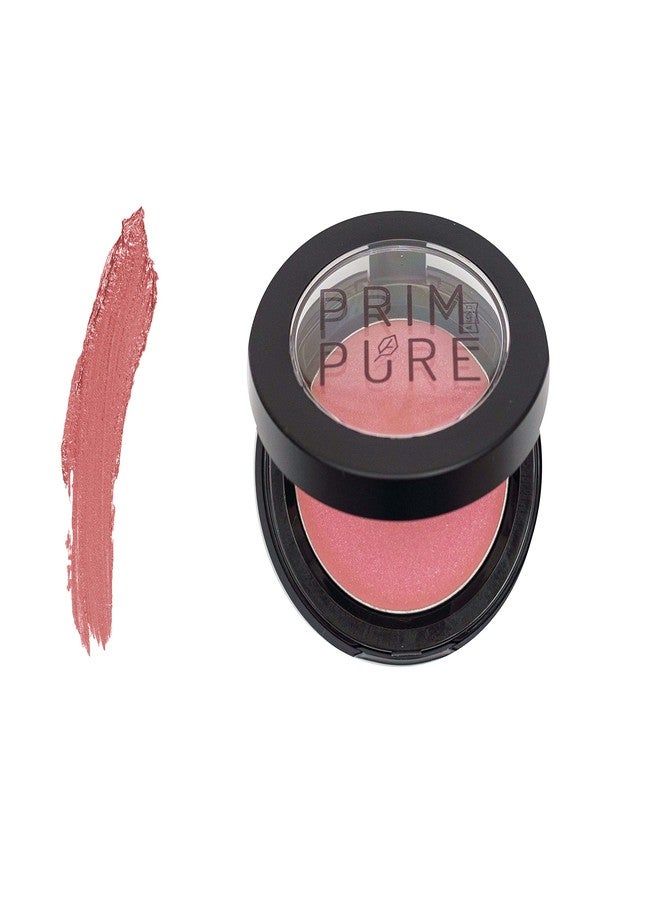 Prim and Pure Natural Cream Blush Palette - Classic Color Mineral Blush - Organic Professional Cosmetics for Face (TOTALLY SHY) - Image 1