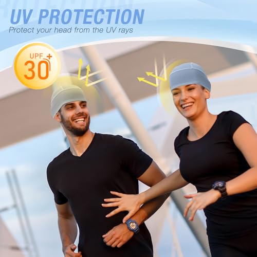 Haoteey 3 Pack Cooling Hard Hat Liner Skull Cap, Mesh Sweat Wicking Helmet Liners, Under Hardhats Cap for Men Women - Image 4