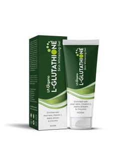 LA Organo Hydrating Face Gel With Aloe Vera, Enriched With L-Glutathione, Vitamin C & Alpha For Skin Brightening, Reducing Dark Spots & Acne, 100Gm  - Image 1