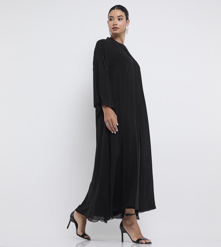 ROZA Stylish Hand Work Abaya - Image 2